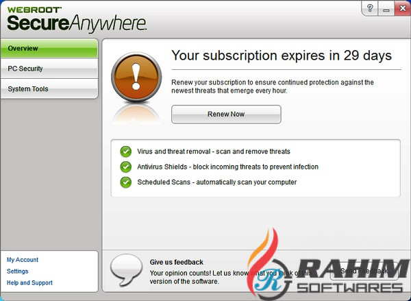 Webroot SecureAnywhere 2019 Free Download