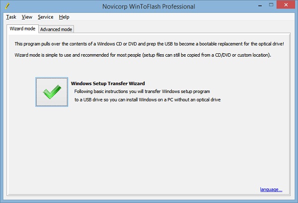 WinToFlash Professional 1.13 Portable for PC