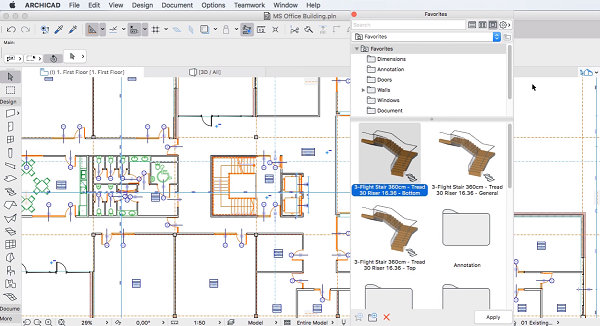 Graphisoft Archicad 20 with AddOns