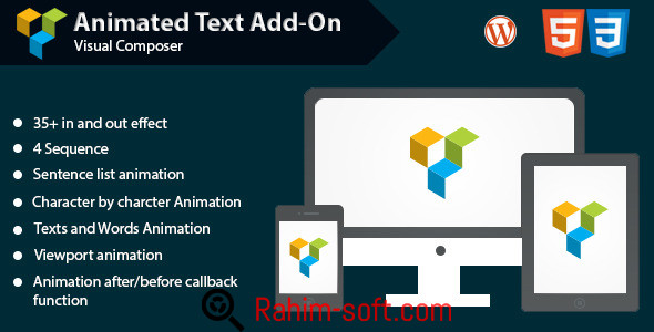 Animated Text Add-on for Visual Composer v1