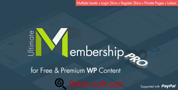 Ultimate Membership Pro WordPress Plugin v3.6
