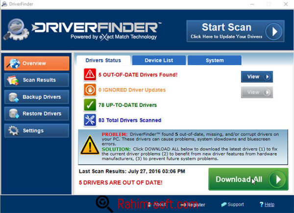 DriverFinder v3.6 Free Download