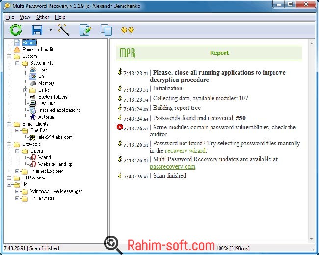 Multi Password Recovery Free download