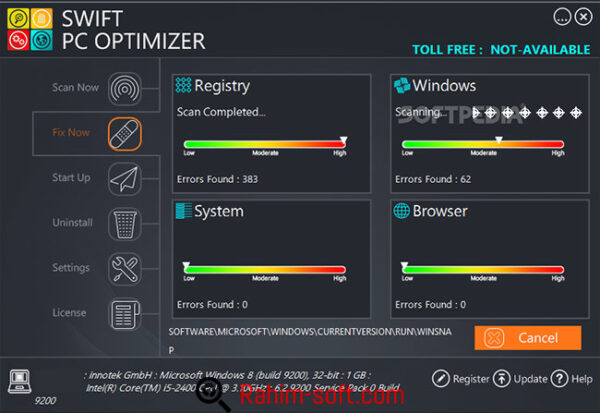 Swift PC Optimizer Free Download