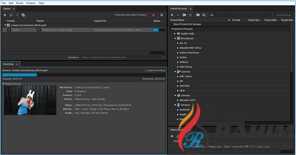 adobe media encoder cc 2017 loading is not working