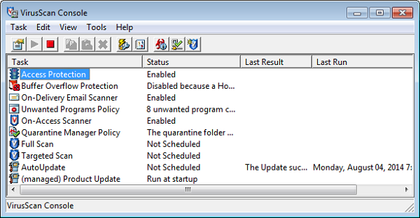 Download McAfee VirusScan 8.8 P16 Offline Update for PC