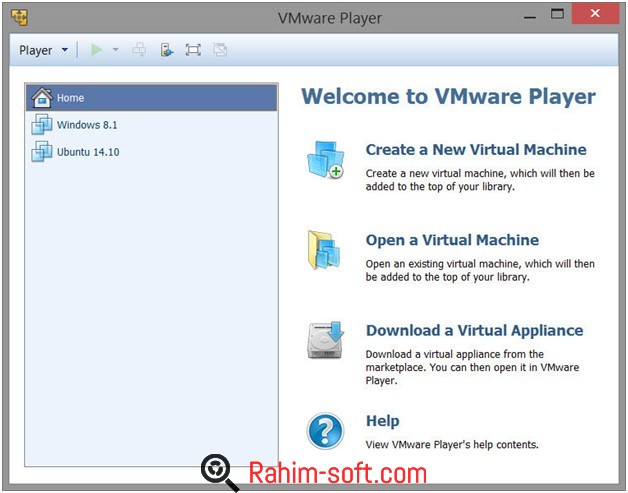 VMware Workstation Player v12 Free Download