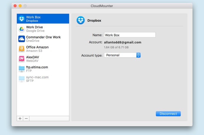 CloudMounter 1.2 Mac Free Download