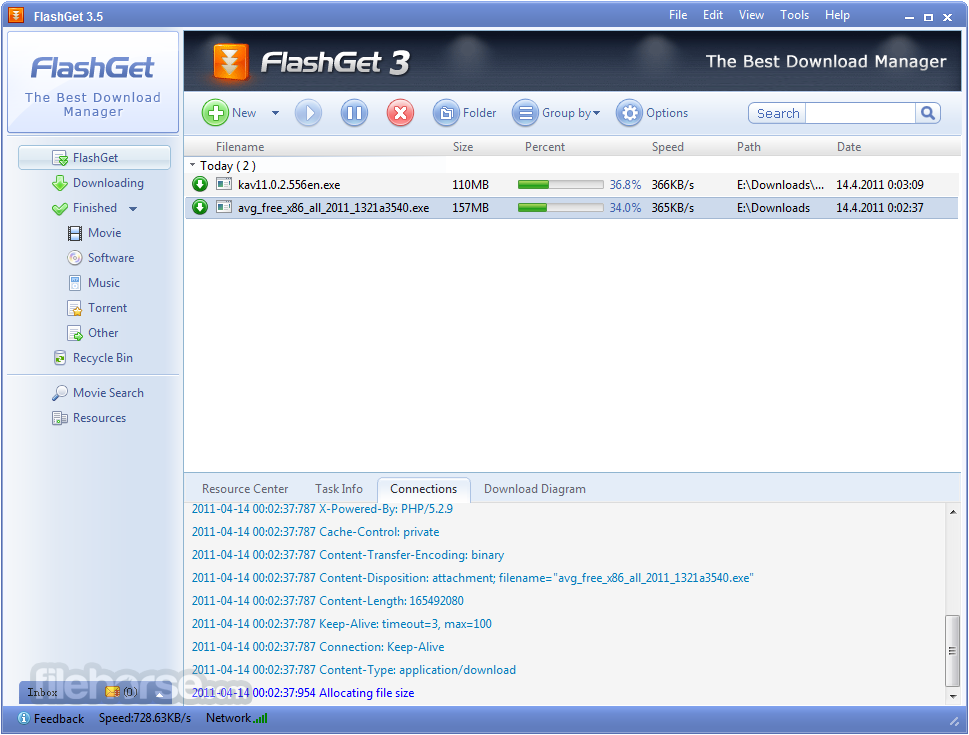 FlashGet v1.96 Free Download