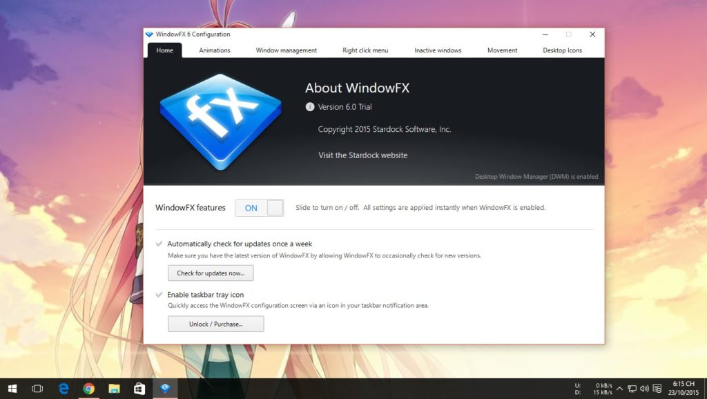 Stardock WindowFX 6.0 Free Download