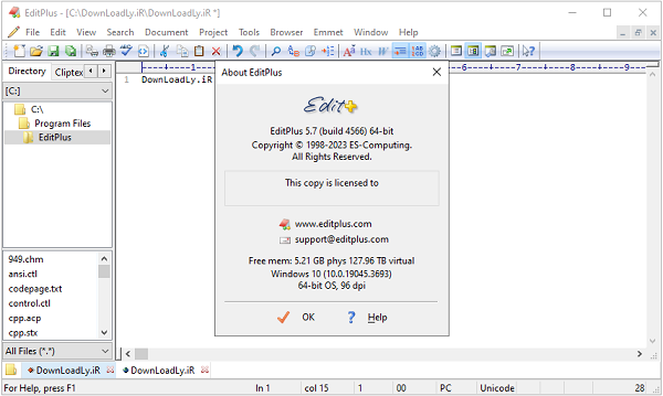 ES-Computing EditPlus 6