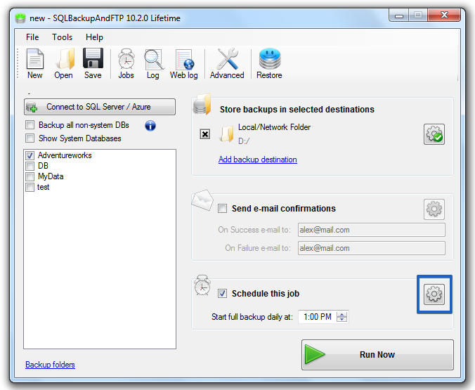 SQLBackupAndFTP 10.2.9 Free Download