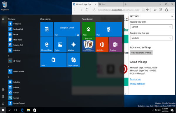 Windows 10 Redstone 3 Free Download