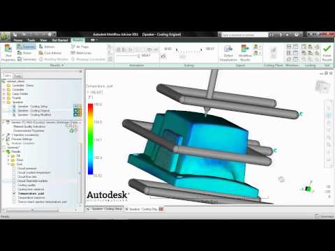 autodesk cad manager tools simulation moldflow