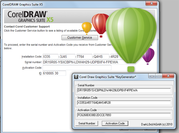 how to get serial number for corel draw