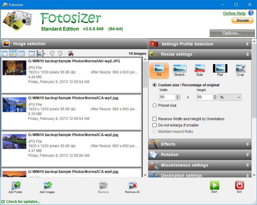 Fotosizer Professional 3.5.2 Free Download