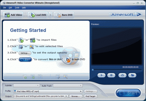 Aimersoft HD Video Converter Free Download