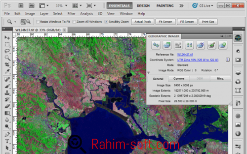Avenza Geographic Imager for Adobe Photoshop 5 Free Download