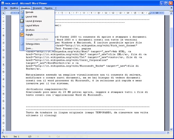 Microsoft Office Word Viewer 1.0
