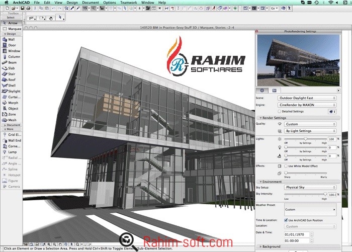 archicad 21 bim objects