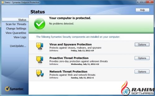 symantec endpoint protection management database size