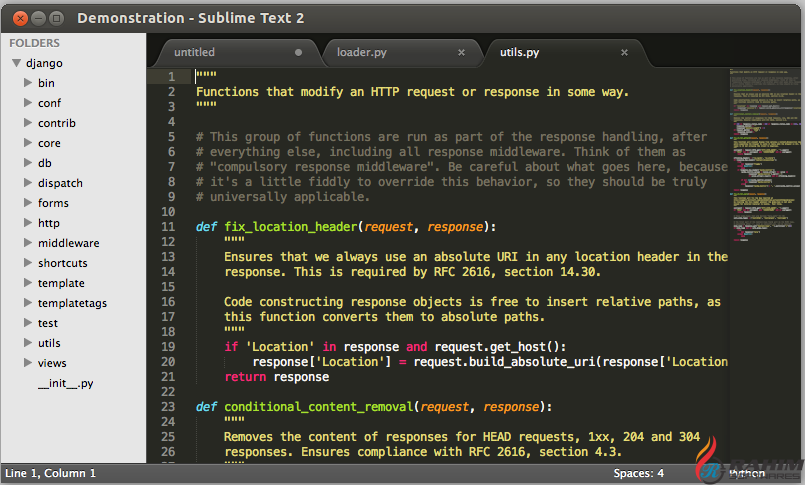 Sublime Text free instals