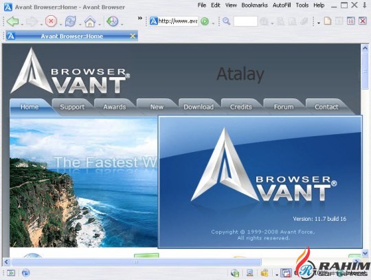 Avant Browser 2017 Build 9 Ultimate Portable Free Download