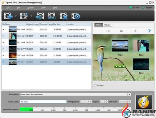 Tipard DVD Creator 5.1.10 Portable Free Download