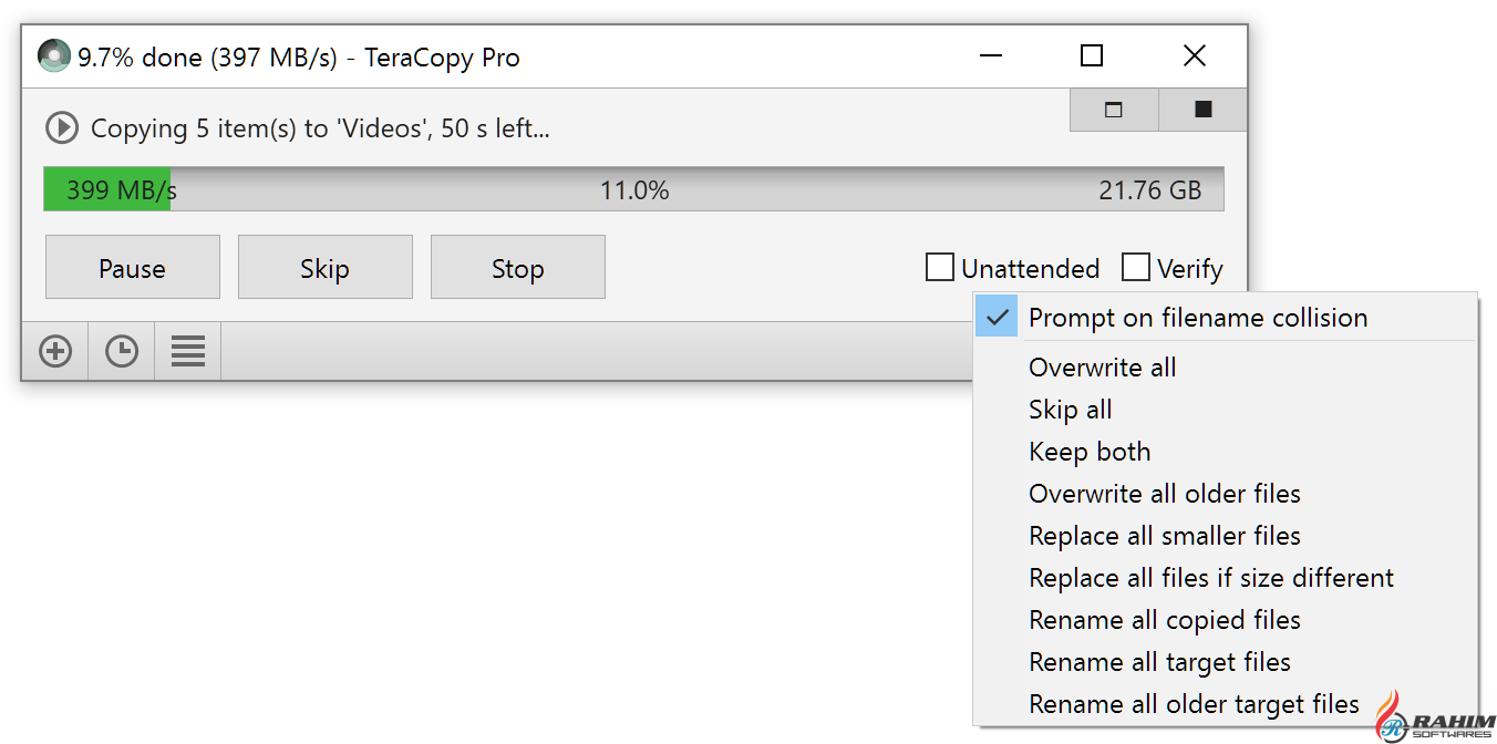TeraCopy Pro 3.26 Portable Free Download