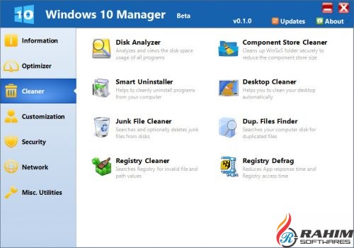 instal the new Windows 10 Manager 3.8.2