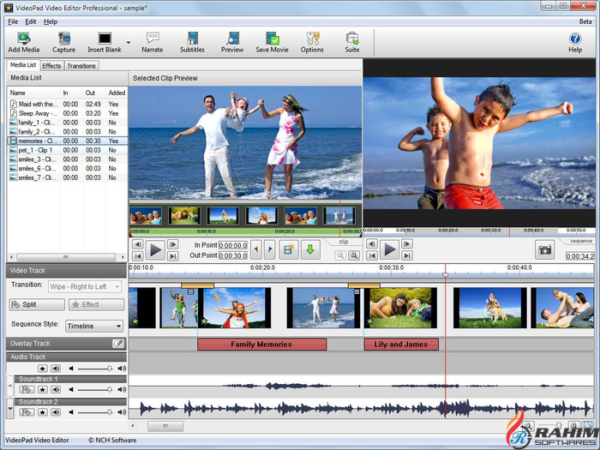 VideoPad Video Editor Free Download