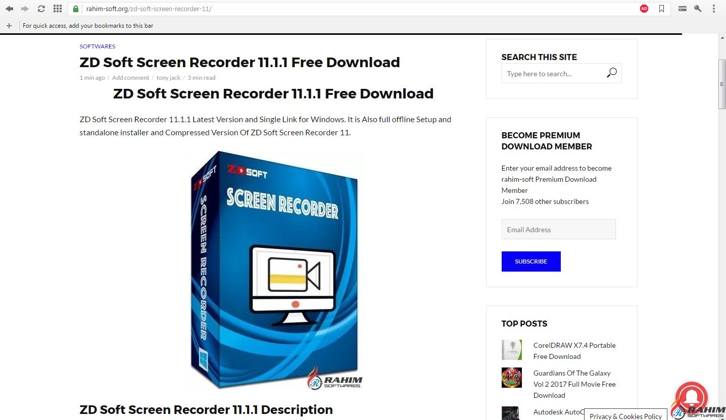 ZD Soft Screen Recorder 11.6.5 instal the new for ios