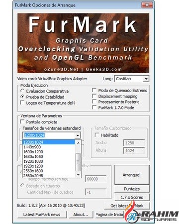 FurMark 1.19.1.0 Free Download