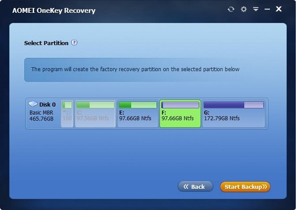 AOMEI OneKey Recovery Pro 1.7.1 Free Download