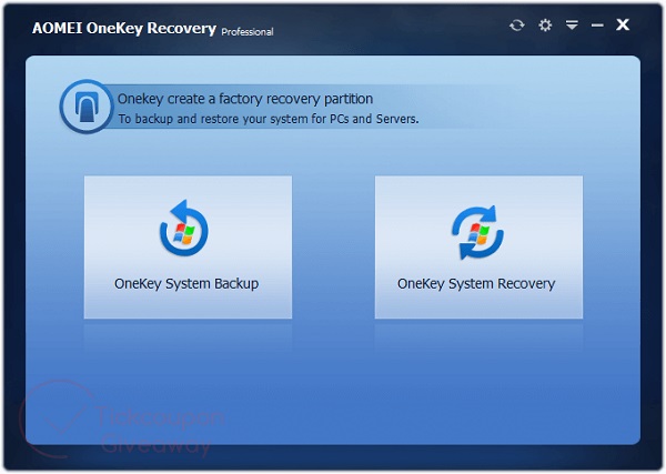 AOMEI OneKey Recovery Pro 1.7.1