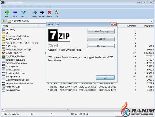 7Zip 18 Final 32 Bit And 64 Bit Free Download