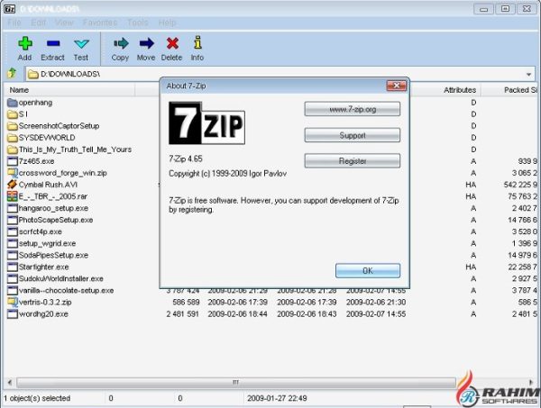 7Zip 18 Final 32 Bit And 64 Bit Free Download