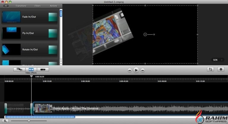 camtasia 3 osx blurr part of screen