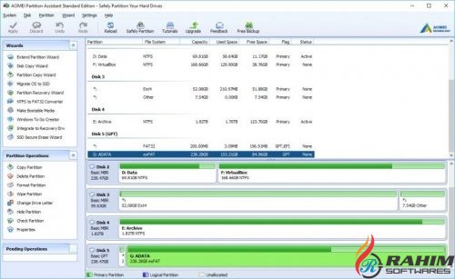 AOMEI Partition Assistant Standard Edition 6.6 Portable Free Download