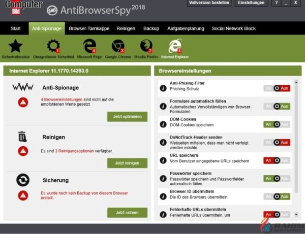 Abelssoft AntiBrowserSpy 2018 Free Download