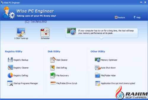 Wise PC Engineer 6.41 Portable Free Download