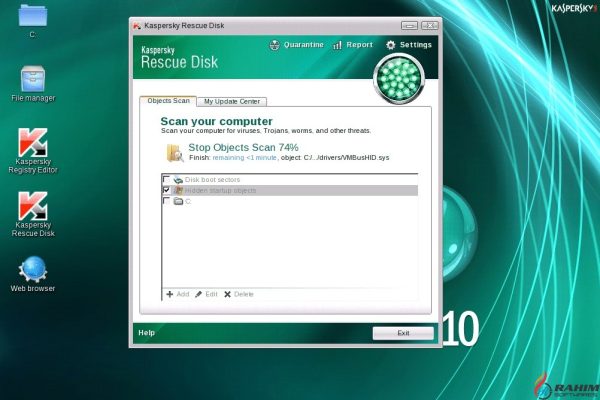 Kaspersky Rescue Disk 10 Build 2017.12.31 USB Free Download