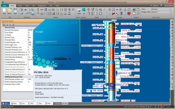 Intergraph PV Elite 2018 Free Download