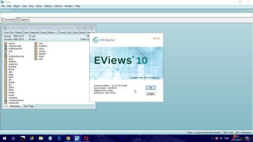 EViews Enterprise Edition 2017 Free Download