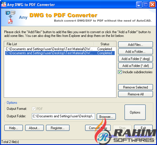 Any PDF to DWG Converter 2017 Free Download