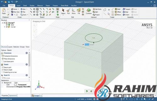 ANSYS SpaceClaim 2018 Free Download