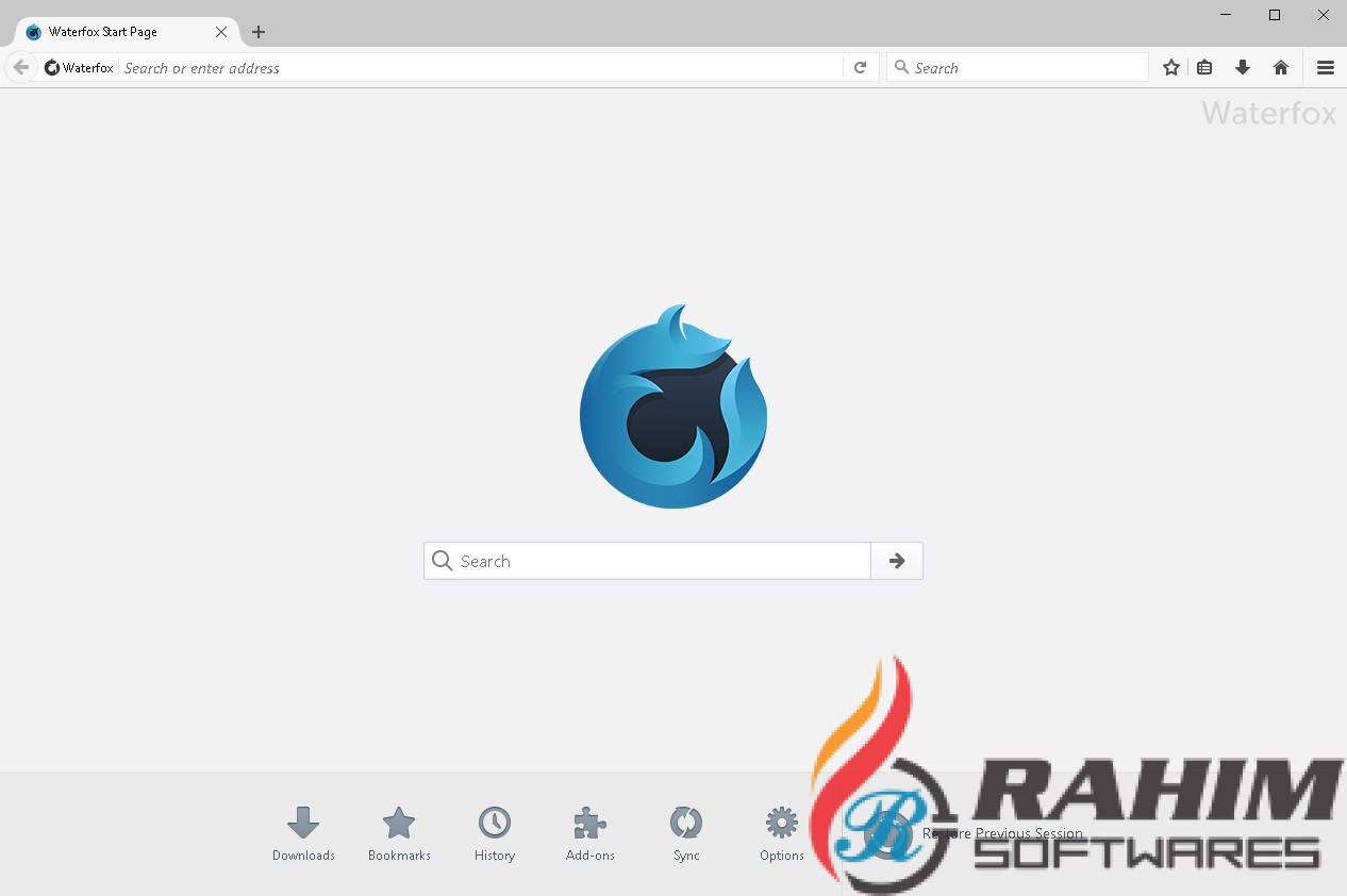 waterfox firefox sync