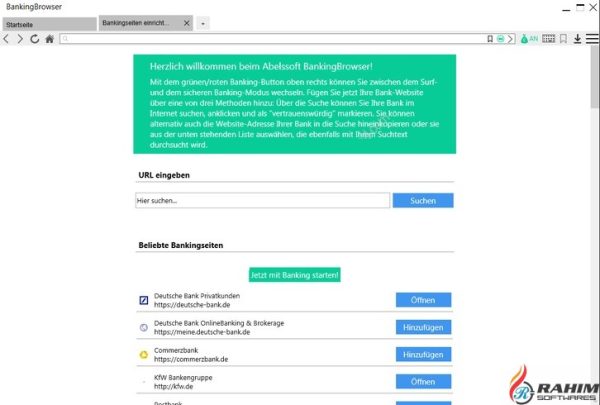 Abelssoft BankingBrowser 2018 Free Download