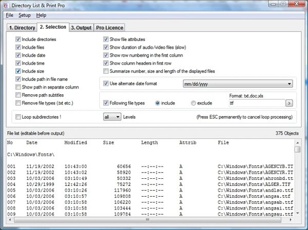 Directory List Print Pro 4.39 Portable Directory List Print Pro 4.39 Portable