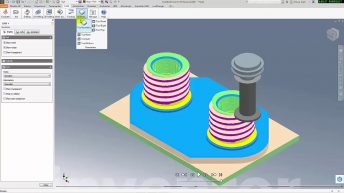 inventorcam collision with stock